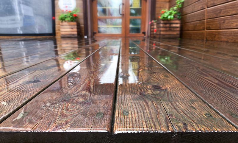 Porch Drainage Installation